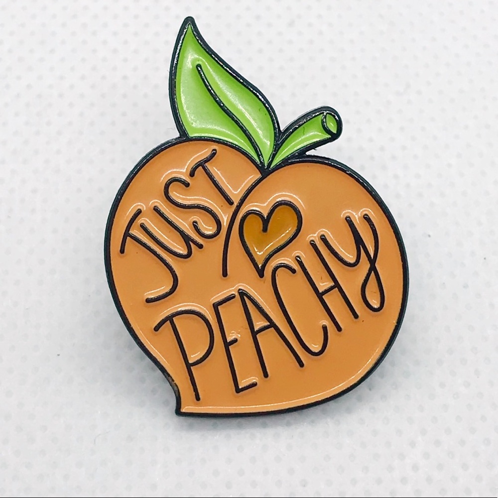just peachy pin